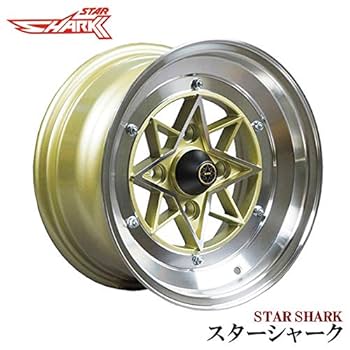 Amazon | スターシャーク 4本セット タイヤ付き 14インチ 7J 0